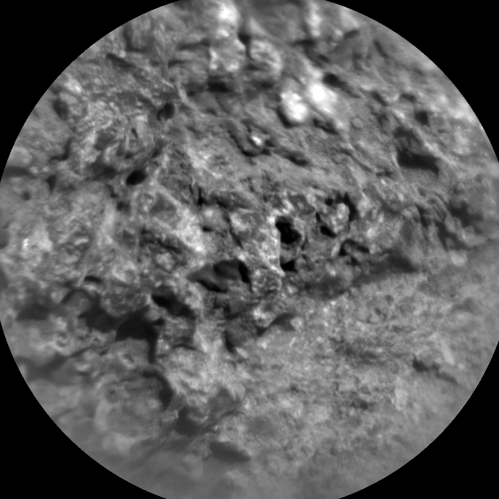 Nasa's Mars rover Curiosity acquired this image using its Chemistry & Camera (ChemCam) on Sol 522, at drive 1296, site number 25