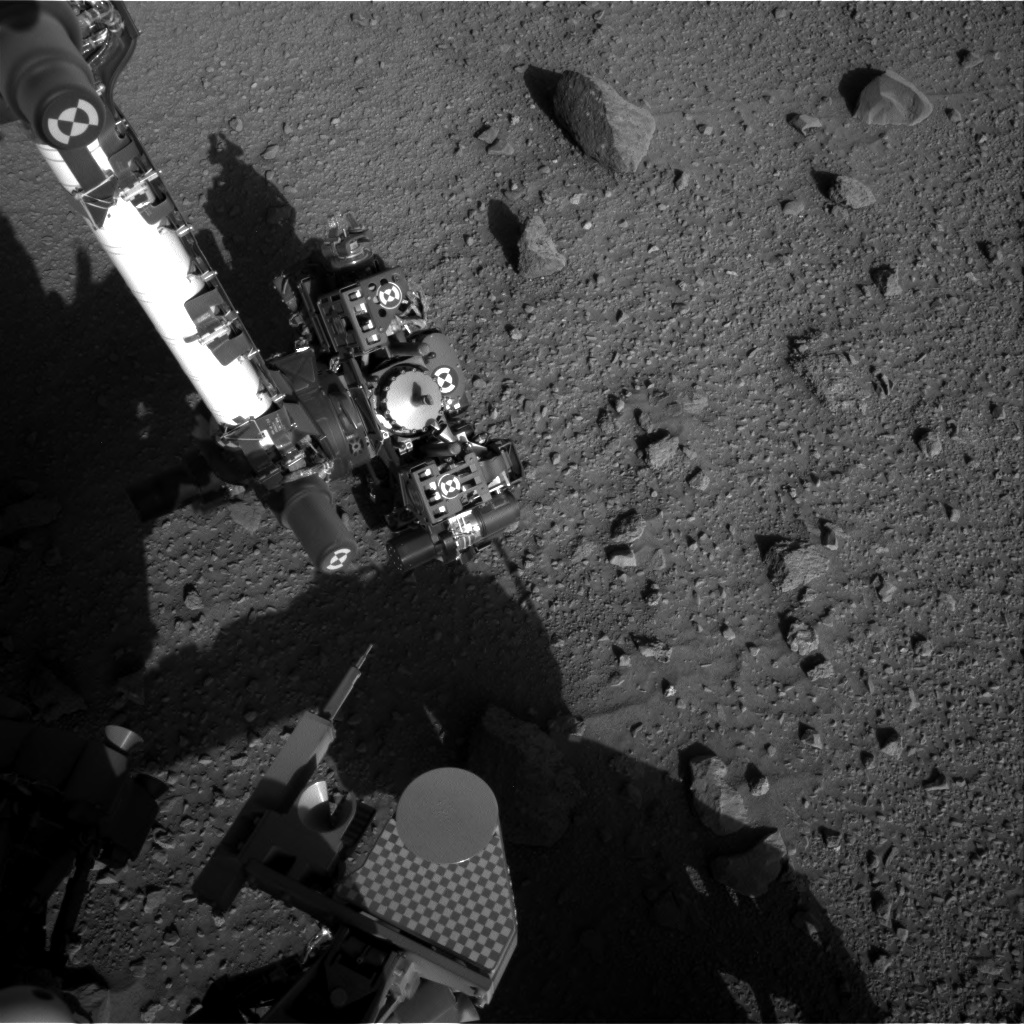 Nasa's Mars rover Curiosity acquired this image using its Right Navigation Camera on Sol 523, at drive 1296, site number 25