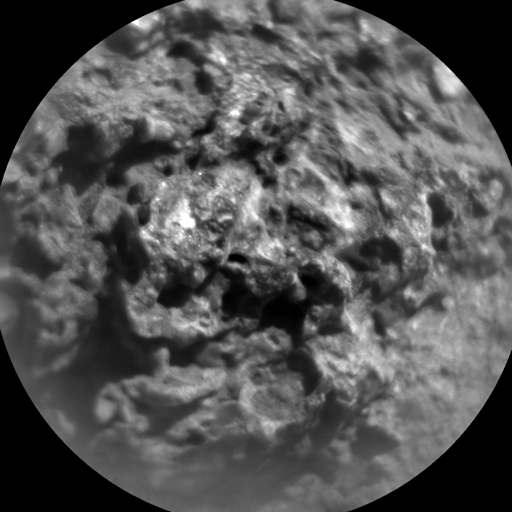 Nasa's Mars rover Curiosity acquired this image using its Chemistry & Camera (ChemCam) on Sol 523, at drive 1296, site number 25