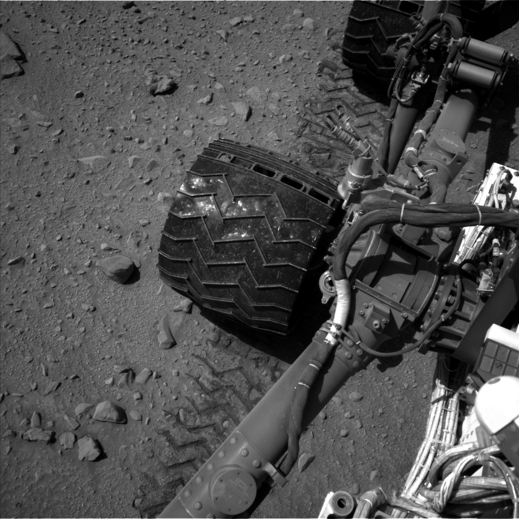 Nasa's Mars rover Curiosity acquired this image using its Left Navigation Camera on Sol 524, at drive 1330, site number 25