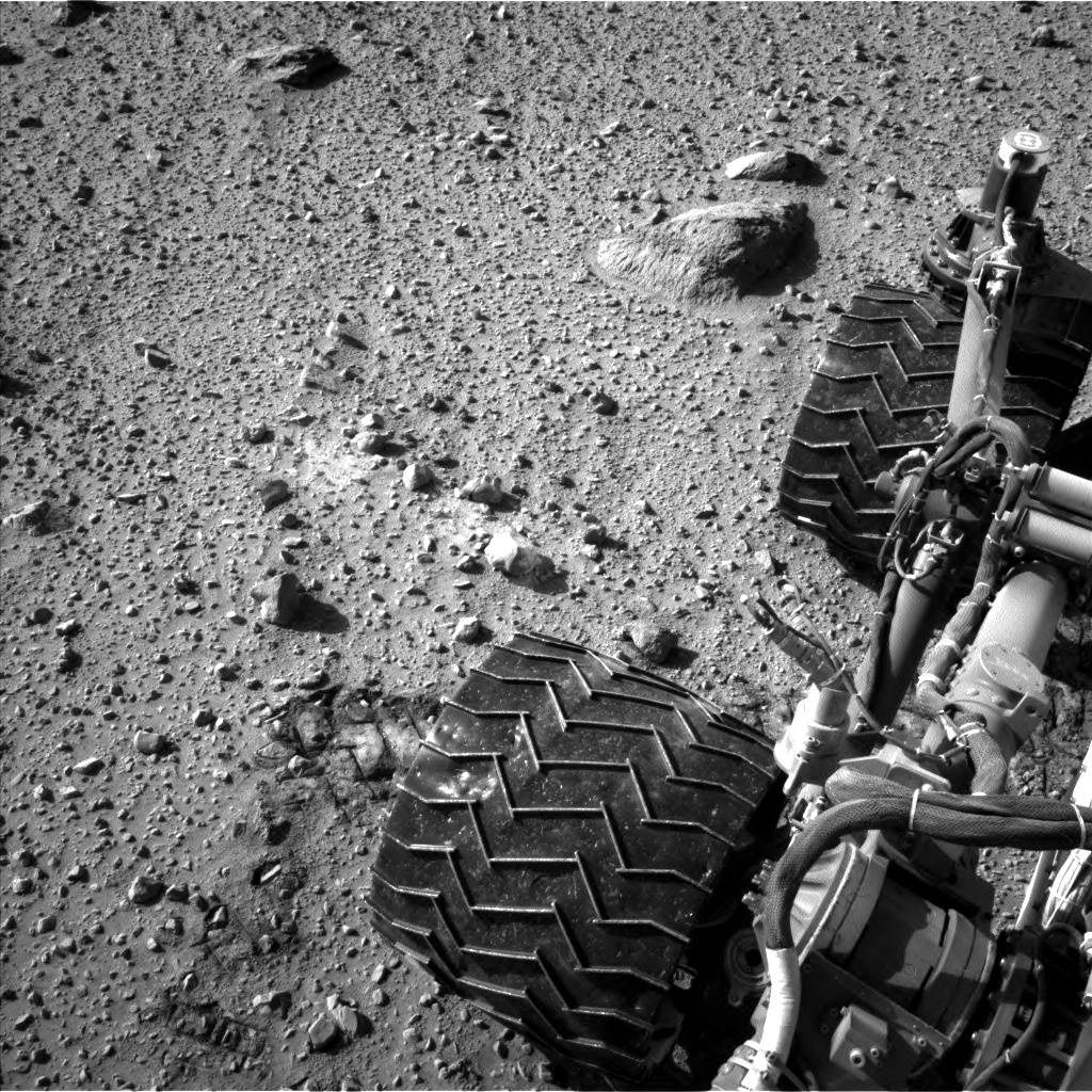 Nasa's Mars rover Curiosity acquired this image using its Left Navigation Camera on Sol 524, at drive 1496, site number 25