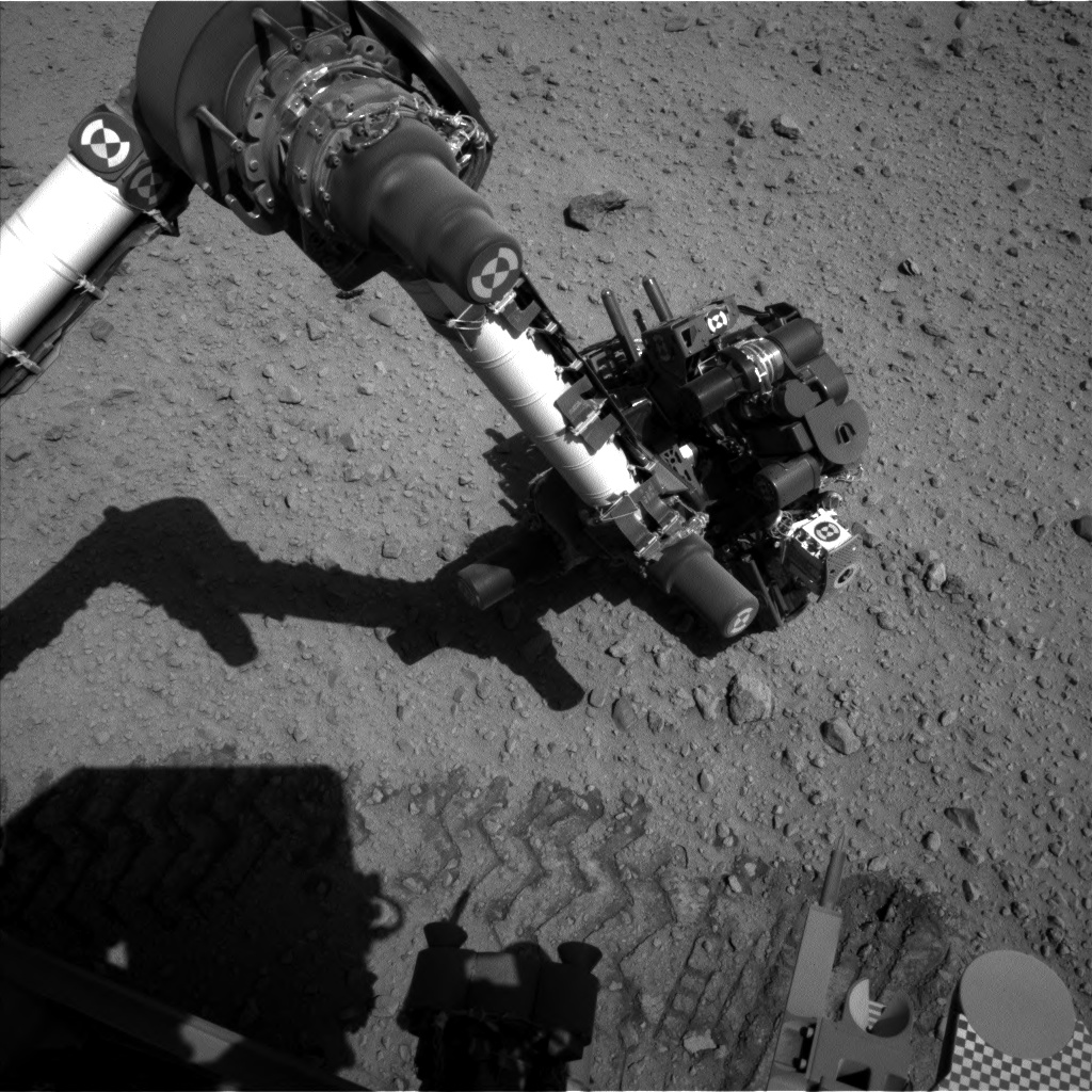 Nasa's Mars rover Curiosity acquired this image using its Left Navigation Camera on Sol 526, at drive 1496, site number 25