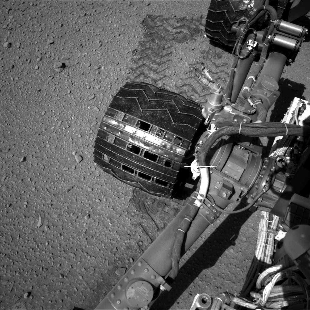 Nasa's Mars rover Curiosity acquired this image using its Left Navigation Camera on Sol 527, at drive 1764, site number 25