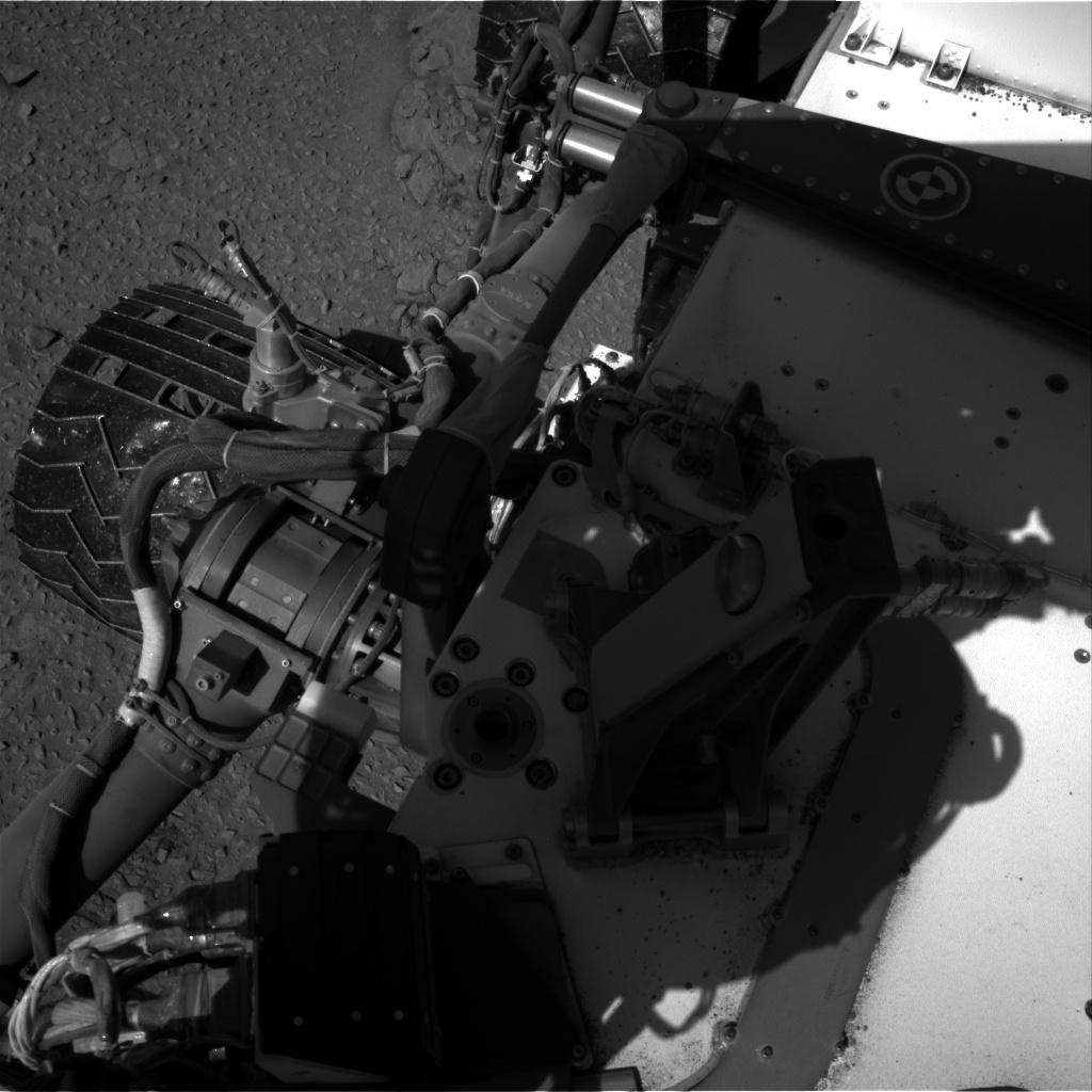 Nasa's Mars rover Curiosity acquired this image using its Right Navigation Camera on Sol 527, at drive 1800, site number 25
