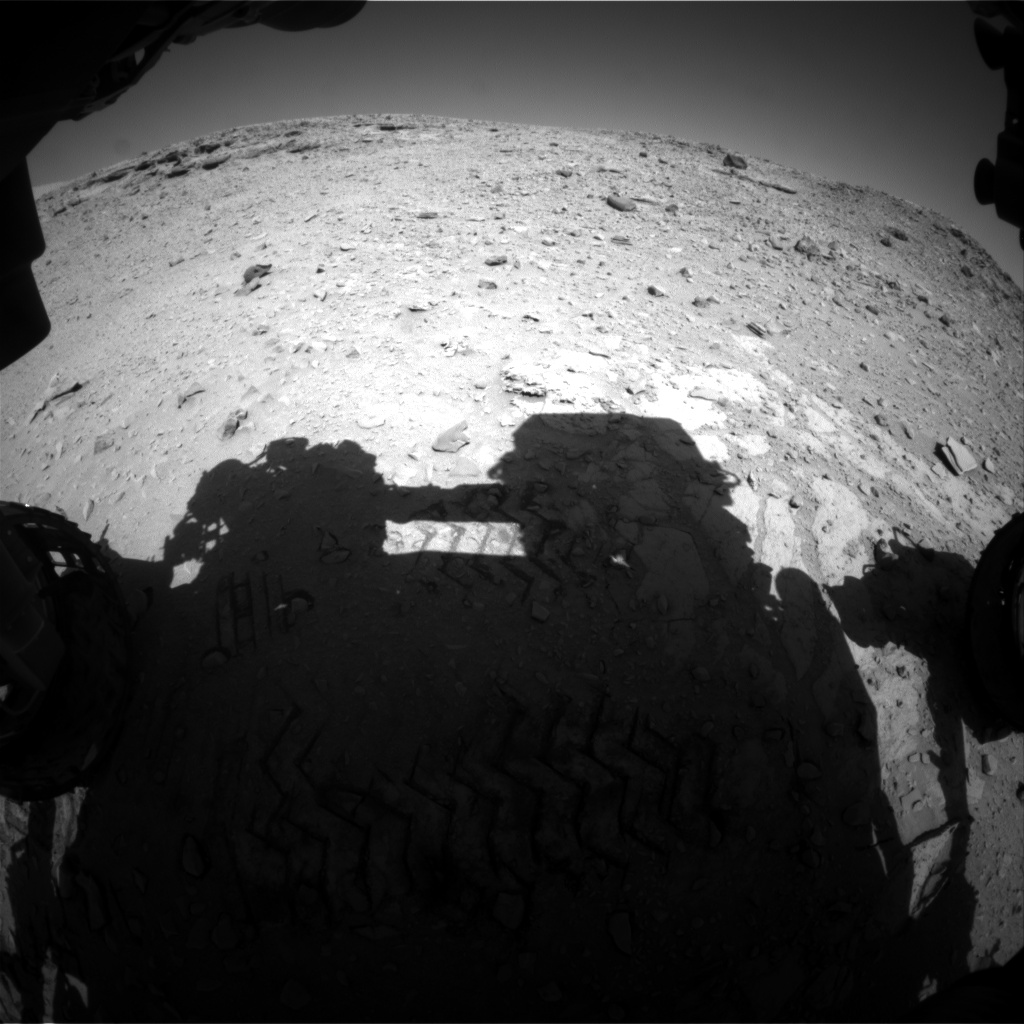 Nasa's Mars rover Curiosity acquired this image using its Front Hazard Avoidance Camera (Front Hazcam) on Sol 528, at drive 0, site number 26