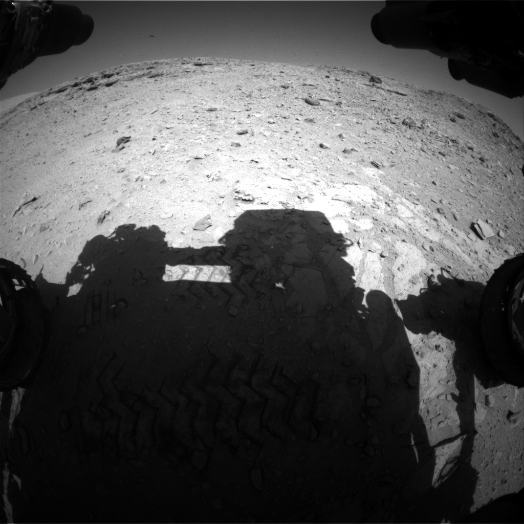 Nasa's Mars rover Curiosity acquired this image using its Front Hazard Avoidance Camera (Front Hazcam) on Sol 528, at drive 0, site number 26