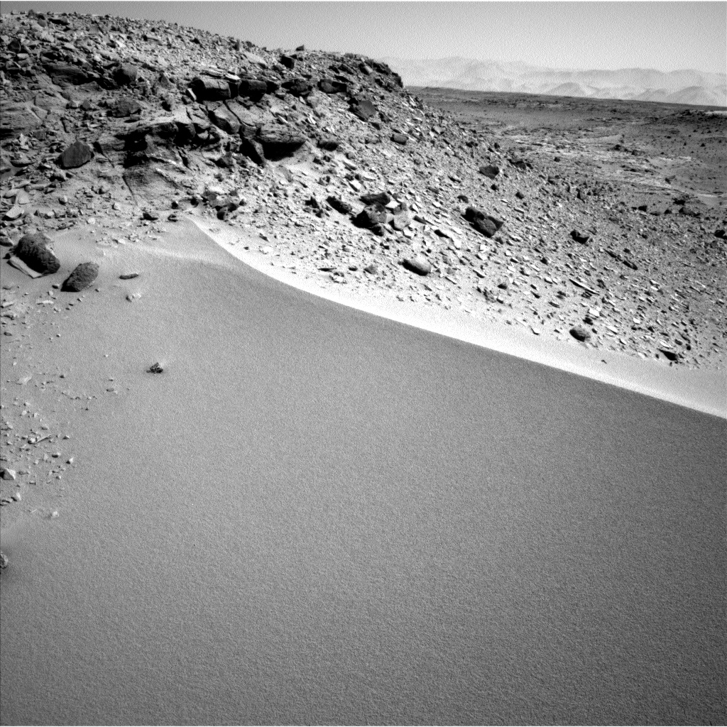 Nasa's Mars rover Curiosity acquired this image using its Left Navigation Camera on Sol 529, at drive 184, site number 26