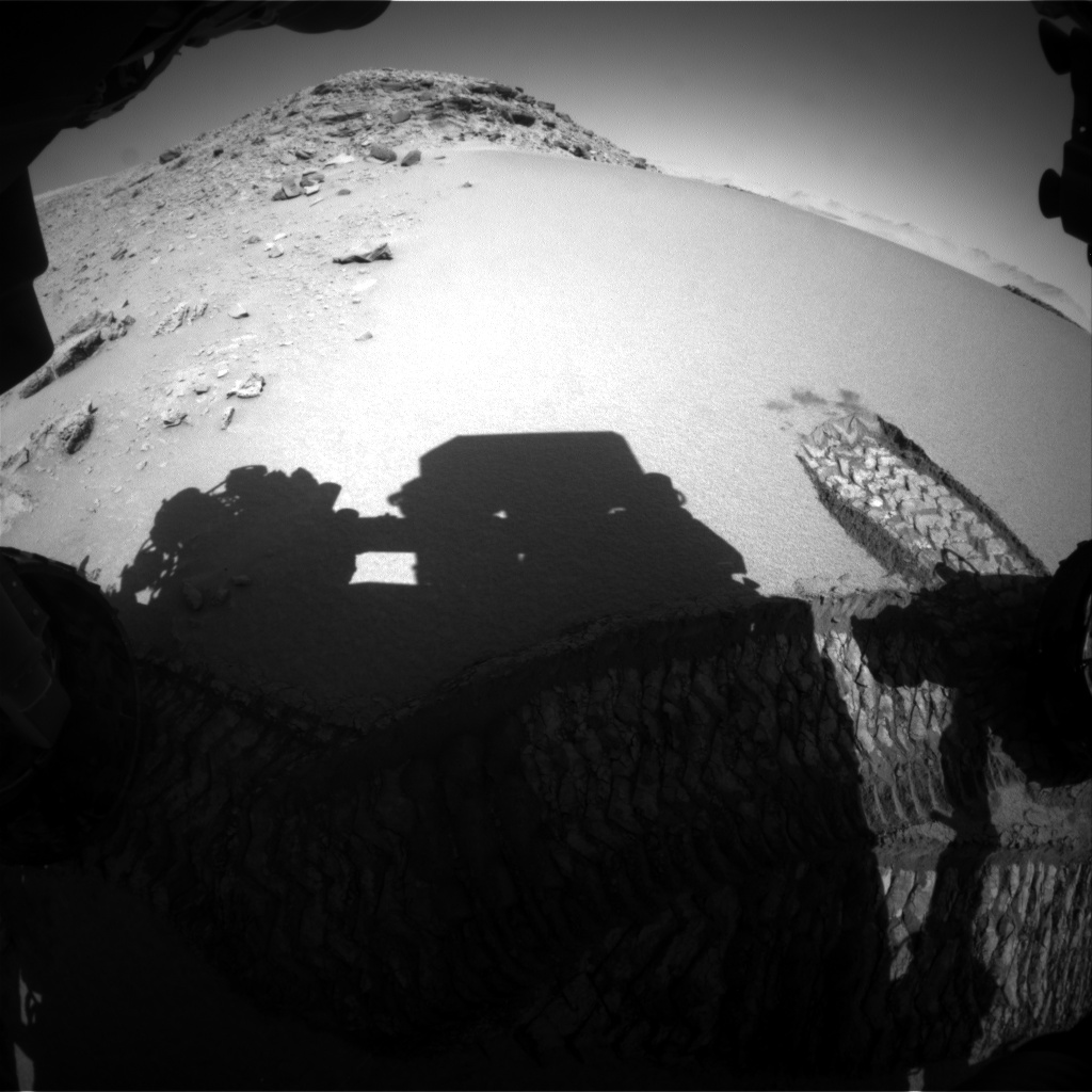 Nasa's Mars rover Curiosity acquired this image using its Front Hazard Avoidance Camera (Front Hazcam) on Sol 530, at drive 184, site number 26