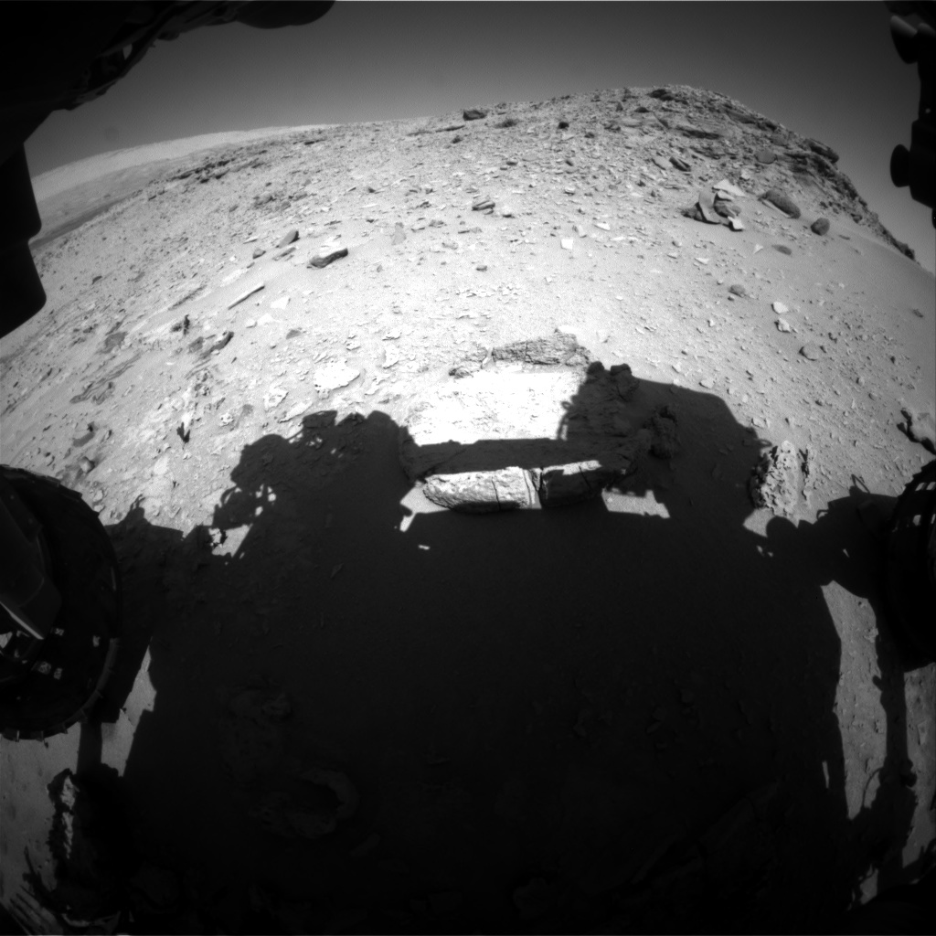 Nasa's Mars rover Curiosity acquired this image using its Front Hazard Avoidance Camera (Front Hazcam) on Sol 533, at drive 232, site number 26