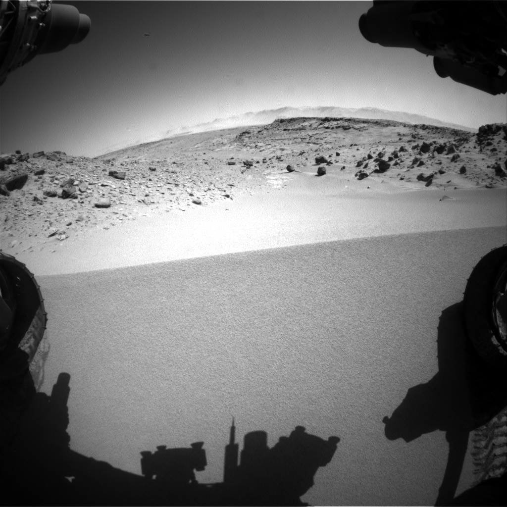 Nasa's Mars rover Curiosity acquired this image using its Front Hazard Avoidance Camera (Front Hazcam) on Sol 533, at drive 274, site number 26