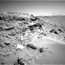 Nasa's Mars rover Curiosity acquired this image using its Left Navigation Camera on Sol 533, at drive 244, site number 26