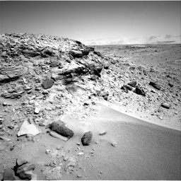 Nasa's Mars rover Curiosity acquired this image using its Right Navigation Camera on Sol 533, at drive 244, site number 26