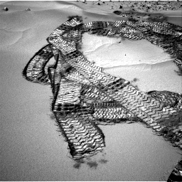 Nasa's Mars rover Curiosity acquired this image using its Right Navigation Camera on Sol 533, at drive 286, site number 26