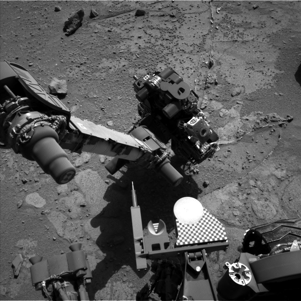 Nasa's Mars rover Curiosity acquired this image using its Left Navigation Camera on Sol 537, at drive 366, site number 26