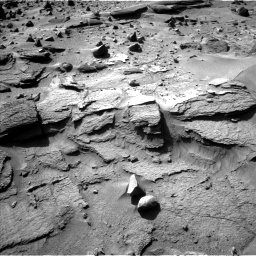 Nasa's Mars rover Curiosity acquired this image using its Left Navigation Camera on Sol 538, at drive 606, site number 26