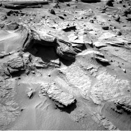 Nasa's Mars rover Curiosity acquired this image using its Right Navigation Camera on Sol 538, at drive 588, site number 26