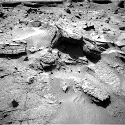 Nasa's Mars rover Curiosity acquired this image using its Right Navigation Camera on Sol 538, at drive 594, site number 26