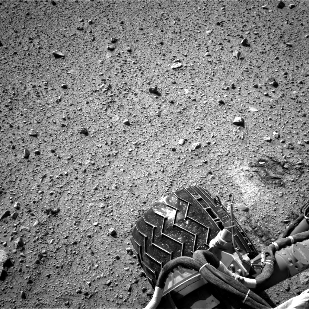 Nasa's Mars rover Curiosity acquired this image using its Right Navigation Camera on Sol 546, at drive 24, site number 27
