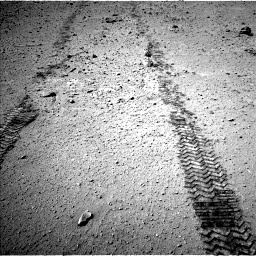 Nasa's Mars rover Curiosity acquired this image using its Left Navigation Camera on Sol 547, at drive 174, site number 27