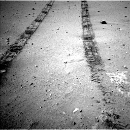 Nasa's Mars rover Curiosity acquired this image using its Left Navigation Camera on Sol 547, at drive 234, site number 27