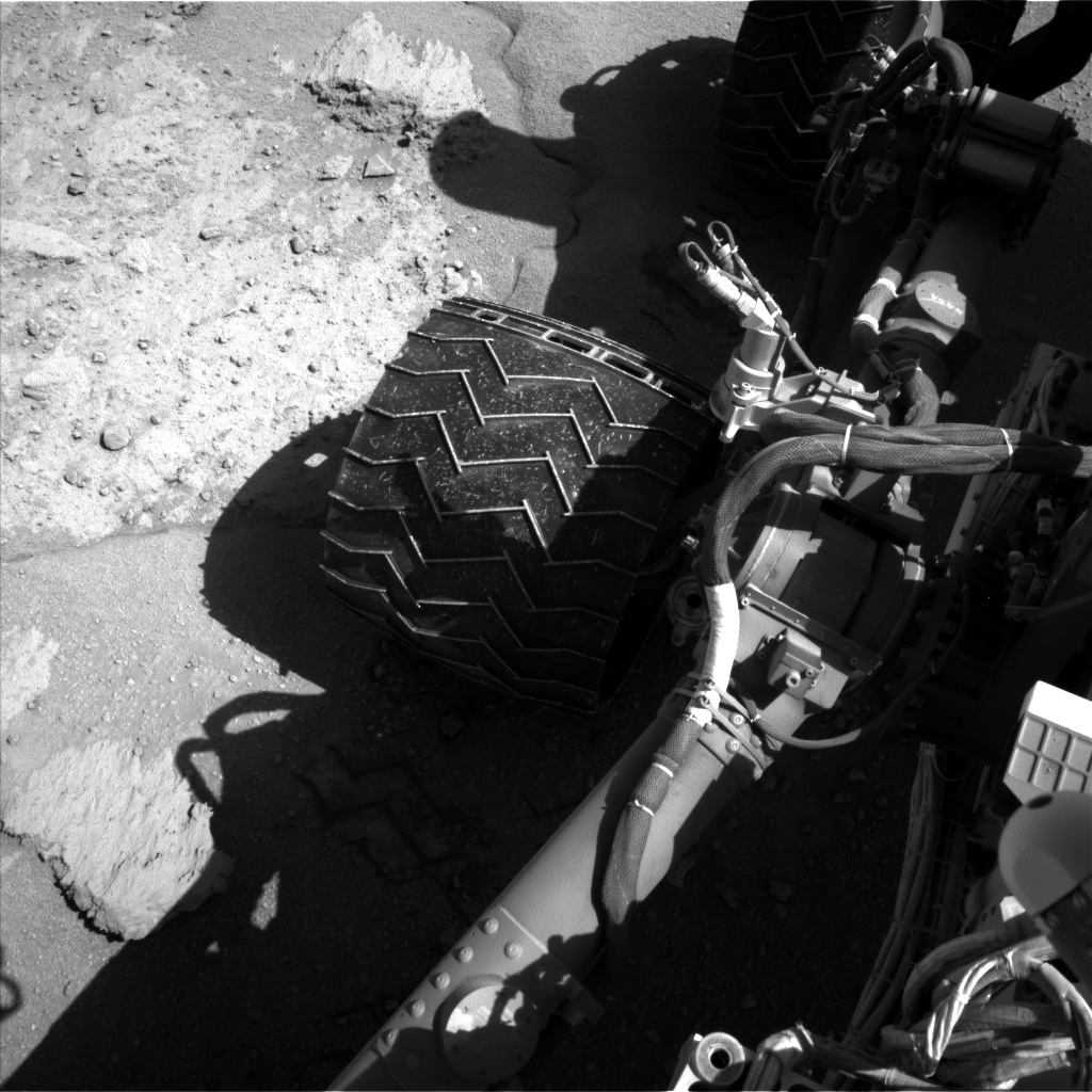 Nasa's Mars rover Curiosity acquired this image using its Left Navigation Camera on Sol 547, at drive 240, site number 27