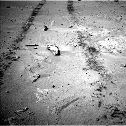 Nasa's Mars rover Curiosity acquired this image using its Left Navigation Camera on Sol 547, at drive 276, site number 27