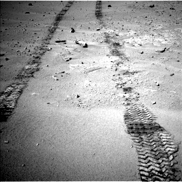Nasa's Mars rover Curiosity acquired this image using its Left Navigation Camera on Sol 547, at drive 294, site number 27