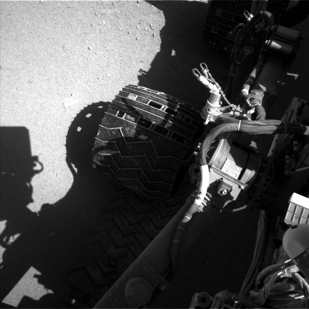Nasa's Mars rover Curiosity acquired this image using its Left Navigation Camera on Sol 547, at drive 366, site number 27