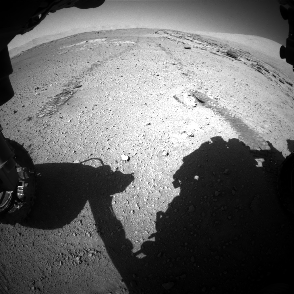 Nasa's Mars rover Curiosity acquired this image using its Front Hazard Avoidance Camera (Front Hazcam) on Sol 548, at drive 880, site number 27