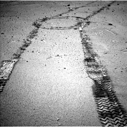 Nasa's Mars rover Curiosity acquired this image using its Left Navigation Camera on Sol 548, at drive 586, site number 27