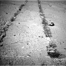 Nasa's Mars rover Curiosity acquired this image using its Left Navigation Camera on Sol 548, at drive 688, site number 27