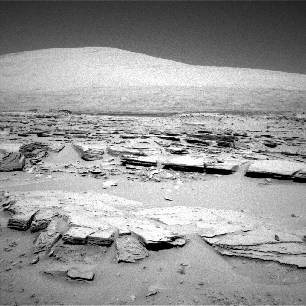 Nasa's Mars rover Curiosity acquired this image using its Left Navigation Camera on Sol 548, at drive 802, site number 27