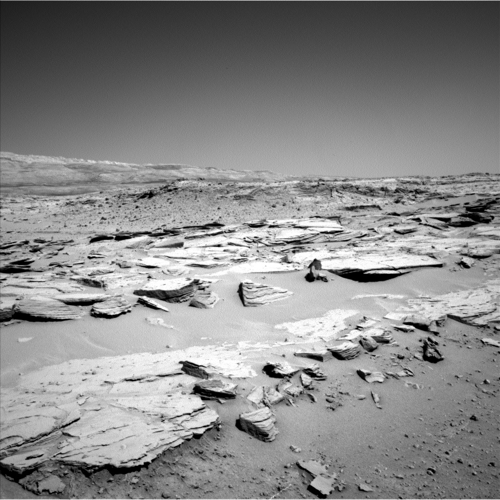 Nasa's Mars rover Curiosity acquired this image using its Left Navigation Camera on Sol 548, at drive 802, site number 27