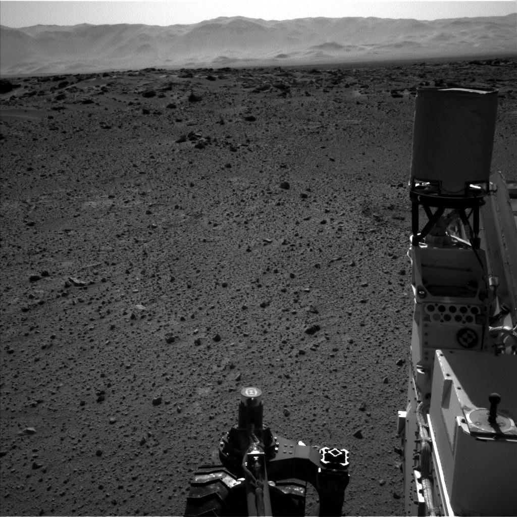 Nasa's Mars rover Curiosity acquired this image using its Left Navigation Camera on Sol 548, at drive 968, site number 27
