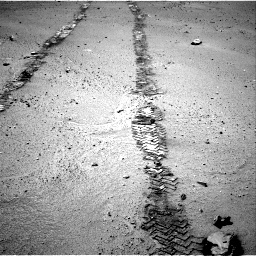 Nasa's Mars rover Curiosity acquired this image using its Right Navigation Camera on Sol 548, at drive 670, site number 27
