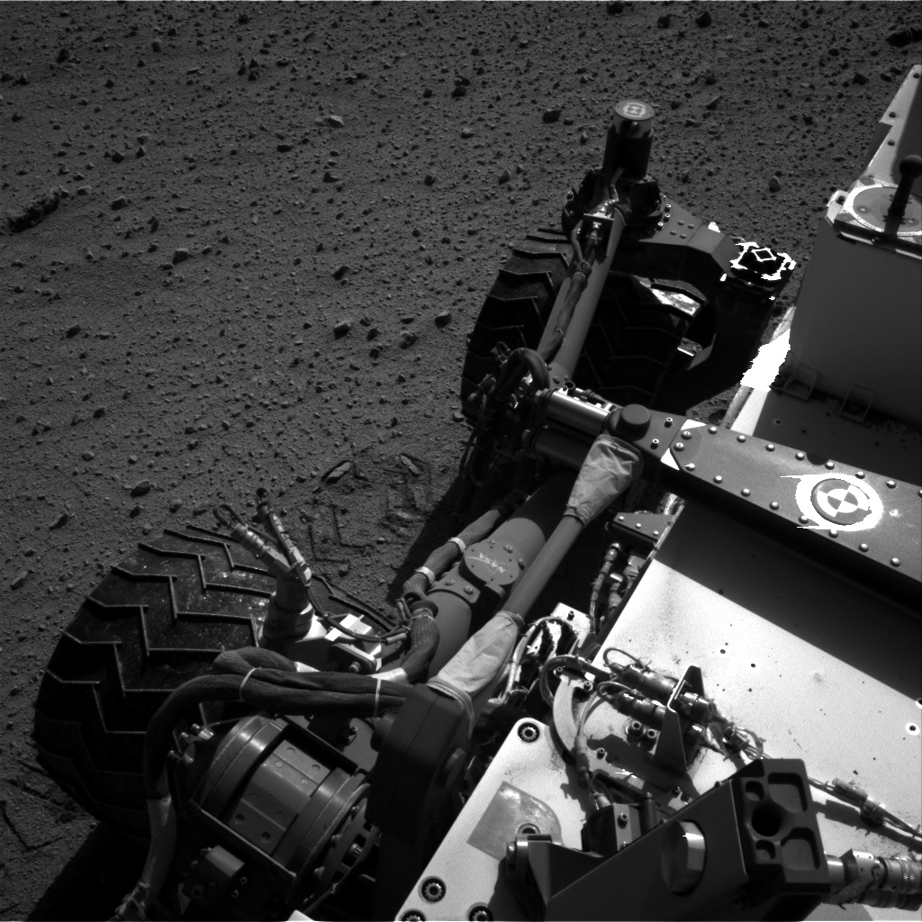 Nasa's Mars rover Curiosity acquired this image using its Right Navigation Camera on Sol 548, at drive 968, site number 27