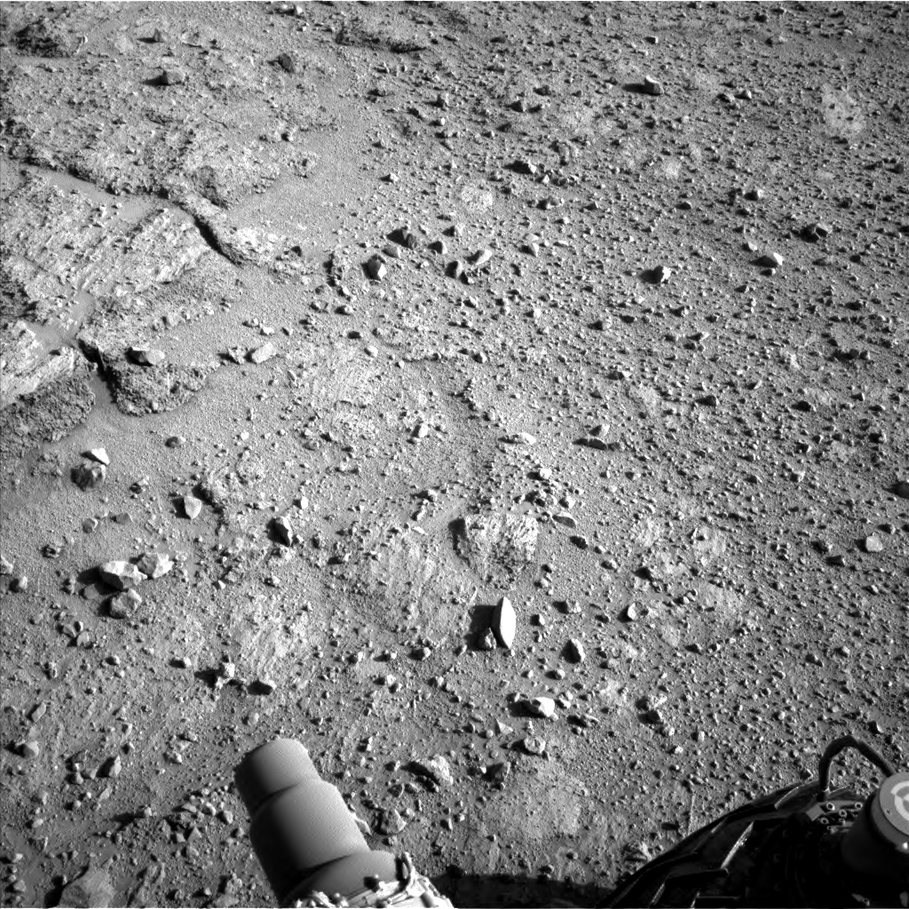 Nasa's Mars rover Curiosity acquired this image using its Left Navigation Camera on Sol 549, at drive 1004, site number 27