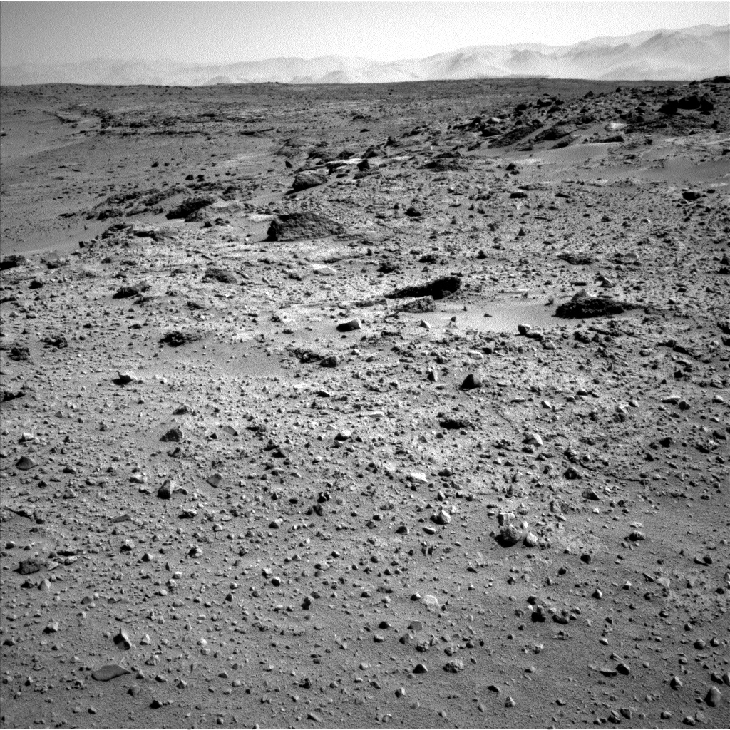Nasa's Mars rover Curiosity acquired this image using its Left Navigation Camera on Sol 550, at drive 1124, site number 27