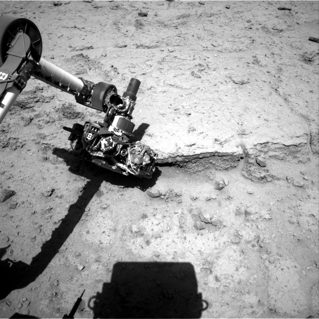 Nasa's Mars rover Curiosity acquired this image using its Right Navigation Camera on Sol 550, at drive 1004, site number 27