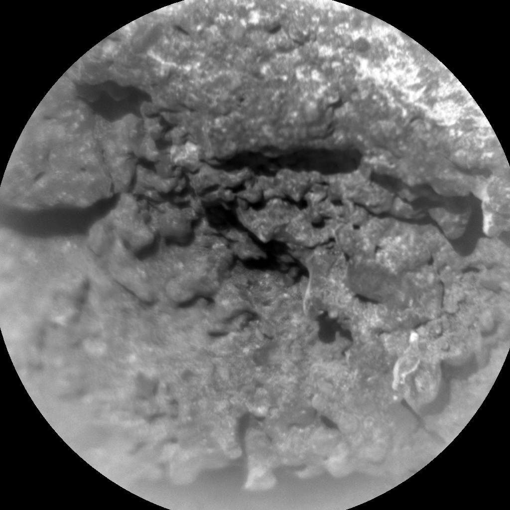 Nasa's Mars rover Curiosity acquired this image using its Chemistry & Camera (ChemCam) on Sol 550, at drive 1004, site number 27