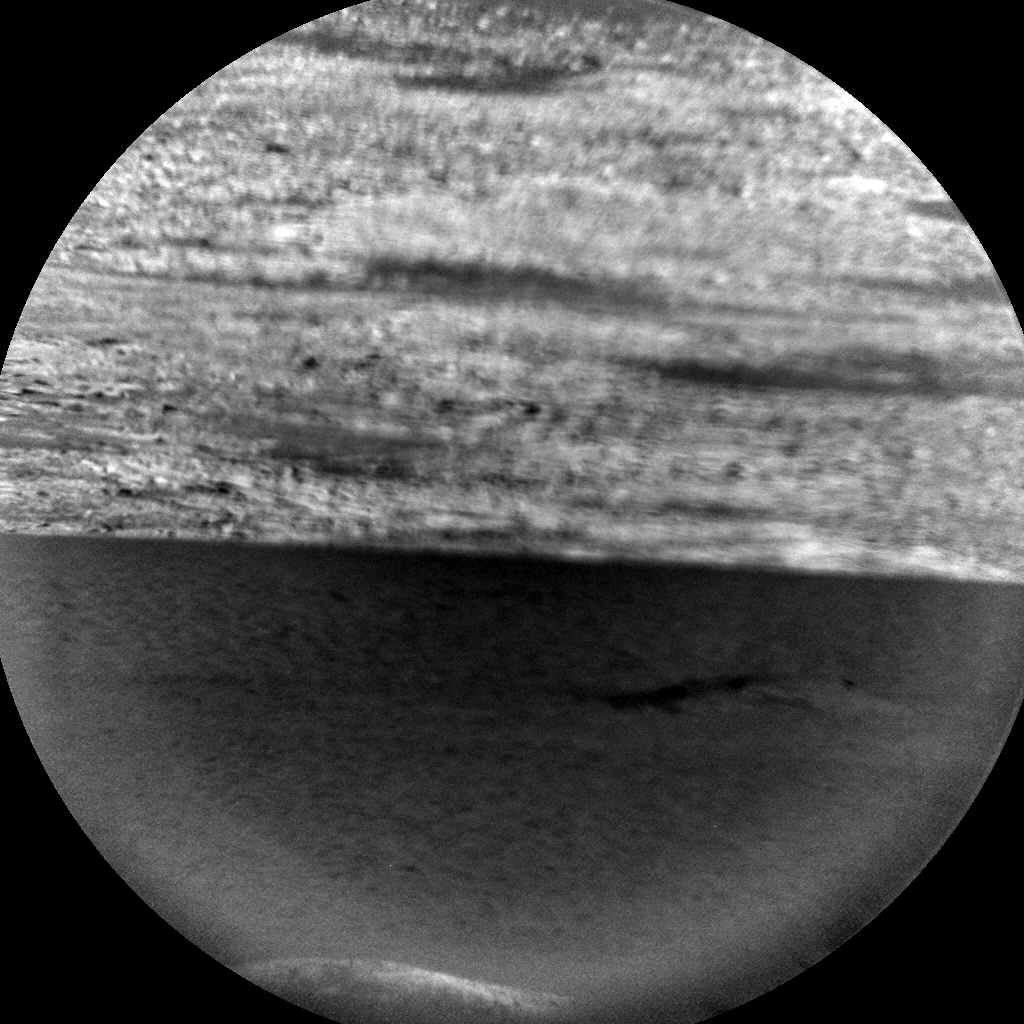 Nasa's Mars rover Curiosity acquired this image using its Chemistry & Camera (ChemCam) on Sol 550, at drive 1124, site number 27