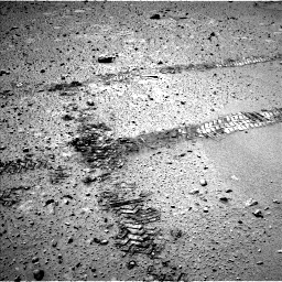 Nasa's Mars rover Curiosity acquired this image using its Left Navigation Camera on Sol 552, at drive 1142, site number 27