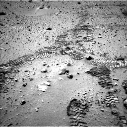 Nasa's Mars rover Curiosity acquired this image using its Left Navigation Camera on Sol 552, at drive 1196, site number 27