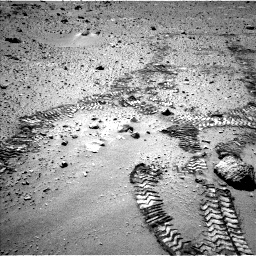 Nasa's Mars rover Curiosity acquired this image using its Left Navigation Camera on Sol 552, at drive 1202, site number 27