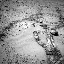 Nasa's Mars rover Curiosity acquired this image using its Left Navigation Camera on Sol 552, at drive 1208, site number 27