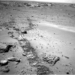 Nasa's Mars rover Curiosity acquired this image using its Left Navigation Camera on Sol 552, at drive 1232, site number 27