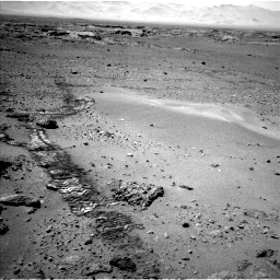 Nasa's Mars rover Curiosity acquired this image using its Left Navigation Camera on Sol 552, at drive 1238, site number 27