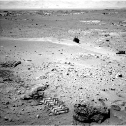 Nasa's Mars rover Curiosity acquired this image using its Left Navigation Camera on Sol 552, at drive 1250, site number 27