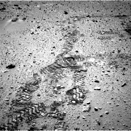 Nasa's Mars rover Curiosity acquired this image using its Right Navigation Camera on Sol 552, at drive 1178, site number 27