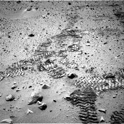 Nasa's Mars rover Curiosity acquired this image using its Right Navigation Camera on Sol 552, at drive 1190, site number 27